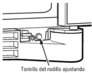 Tornillo del rodillo ajustando