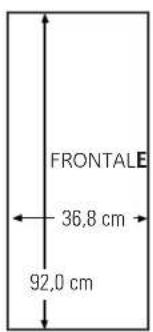 FRONTALE 36,8 cm 92,0 cm
