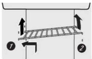 GE RCE24KHBFSS - Pour enlever ce type de clayette : - 1