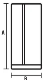 A B