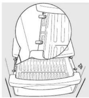 Technical line drawing of a mechanical device with no visible text or symbols