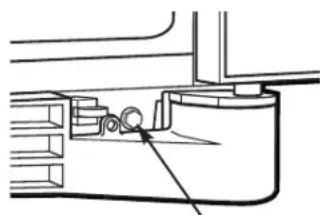 Technical line drawing of a mechanical assembly with no visible text or symbols