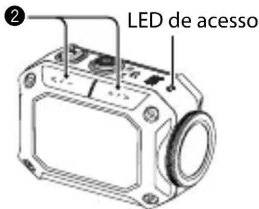 2 LED de acesso