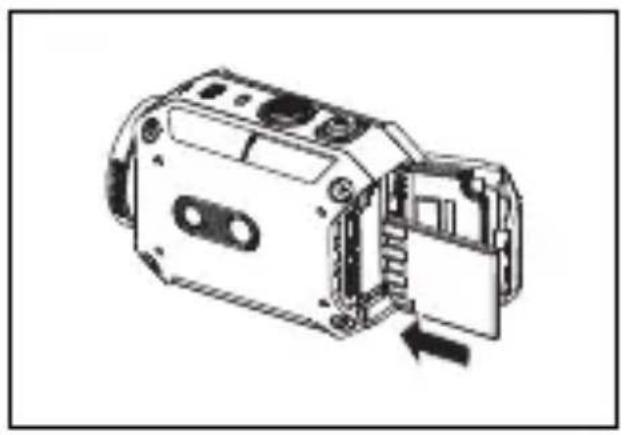 JVC Adixxion GC-XA2 - Встановлення SD-карти - 1