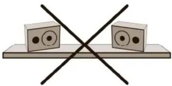 M-AUDIO M3-6 - Orientation des haut-parleurs - 1