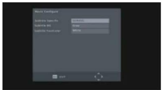 Movie Configure Subtitle Specific Subtitle MS Subtitle SubType Subtitle SubType Subtitle Specific Subtitle SubType