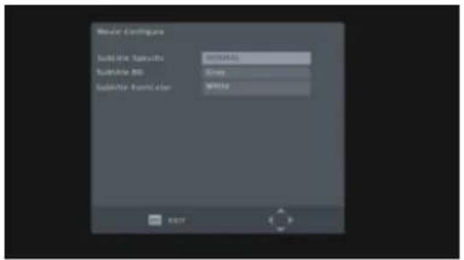 KONIG DVB-T HDMI10 - Movie configuration (Filmnézési beállítások): - 1