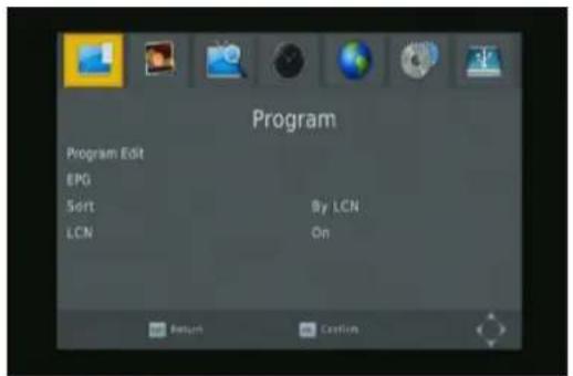 KONIG DVB-T HDMI10 - Program (Πρόγραμμα): - 1