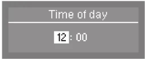 Time of day 12:00