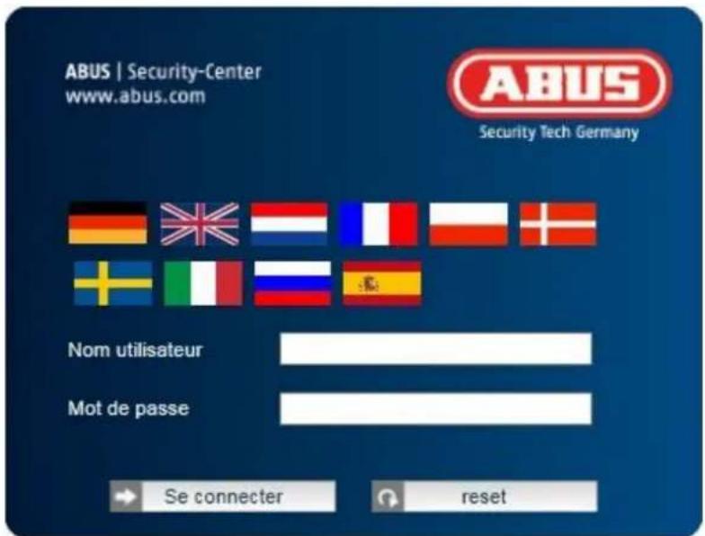 ABUS | Security-Center www.abus.com ABUS Security Tech Germany Nom utilisateur Mot de passe Se connecter reset