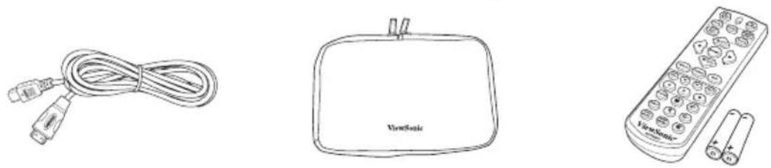 VIEWSONIC PLED-W600 - Vue d'ensemble du paquet - 2