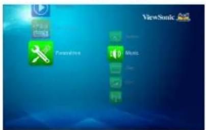 VIEWSONIC PLED-W600 - Réglages musique - 6