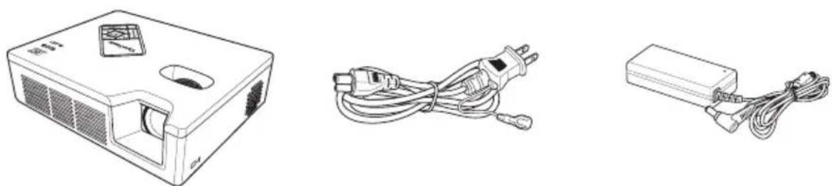 VIEWSONIC PLED-W600 - Vue d'ensemble du paquet - 1