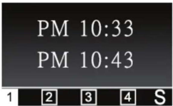 PM 10:33 PM 10:43 1 2 3 4 S