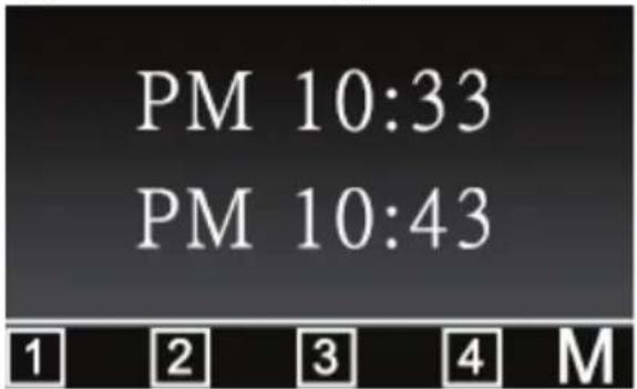 PM 10:33 PM 10:43 1 2 3 4 M