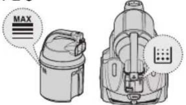 SAMSUNG SC07F50V3 - LEEREN DES STAUBBEHÄLTERS - 1