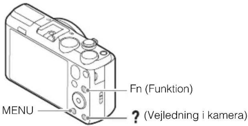 Fn (Funktion) ? (Vejledning i kamera) MENU