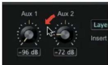 Aux 1 -96 dB Aux 2 -72 dB Layer Insert