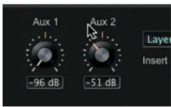 Aux 1 -96 dB Aux 2 -51 dB Layer Insert