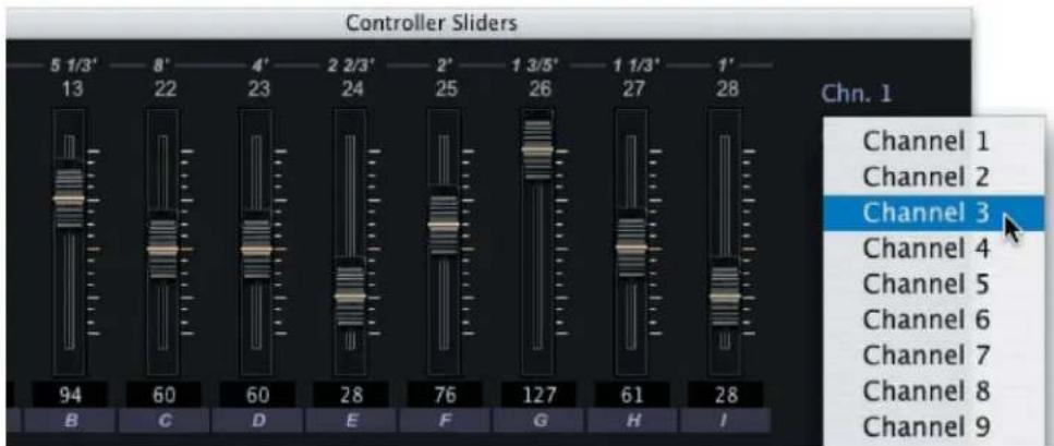 Kurzweil PC3LE8 - CC Sliders - 2