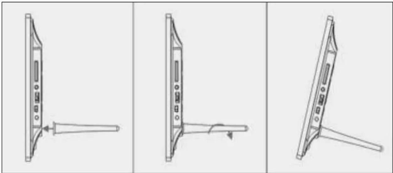 BRAUN DigiFrame 1360 - Neerzetten - 1