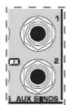 BEHRINGER Xenyx X1204USB - Conectores de envío auxiliar 1 y 2 - 1