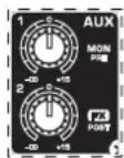 BEHRINGER Xenyx X1204USB - Aux skickar - 1