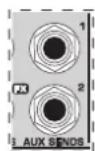 BEHRINGER Xenyx X1204USB - Aux send connectors 1 and 2 - 1