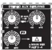 BEHRINGER Xenyx X1204USB - Retorno aux estéreo - 1