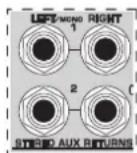 BEHRINGER Xenyx X1204USB - Connettori di ritorno aux stereo - 1