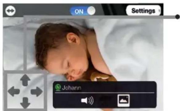MEDISANA Smart Baby Monitor - • Control por gestos - 1