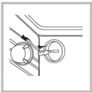 Pure technical diagram of a mechanical assembly with no text, numbers, or symbols
