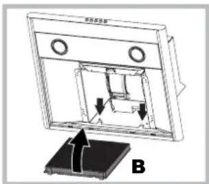 Technical diagram of a mechanical assembly with labeled components and directional arrows (no readable text or symbols)