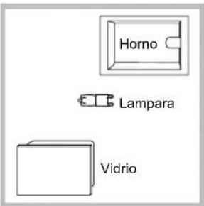 Horno Lampara Vidrio
