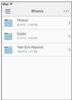 iPad V Shares Photos 8/14/12, 11:38 AM > Public 8/14/12, 11:38 AM > Year End Reports 10/29/12, 1:21 PM >
