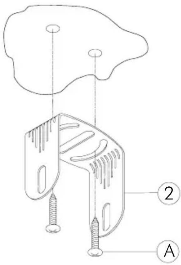 ABUS TV6700 - Montaggio a parete - 1