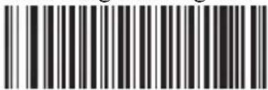 Black and white barcode image with vertical lines and patterns