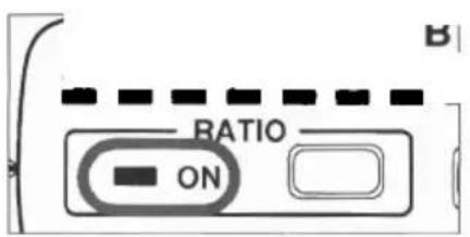 B, RATIO, ON.