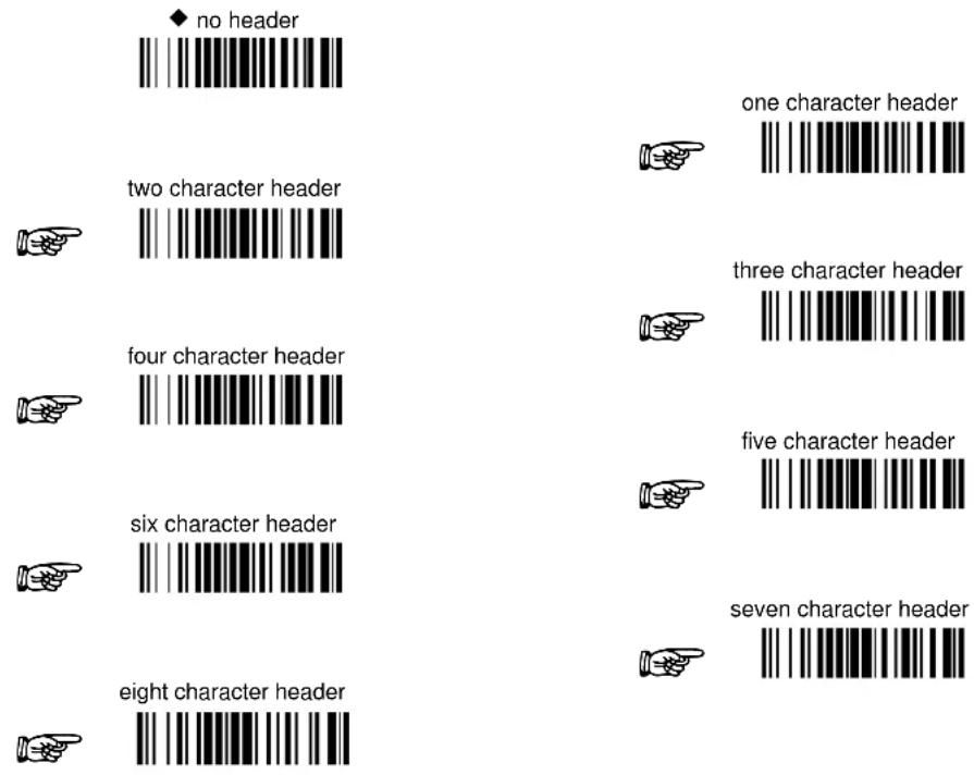 no header two character header four character header six character header eight character header one character header three character header five character header seven character header
