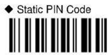 DATALOGIC PowerScan PBT8300 - VARIABLE PIN CODE - 1