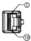 Code Corporation CR1400 - - RS232 Cable Example with Pinouts - 2
