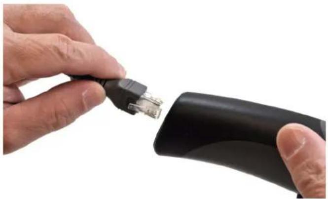 Code Corporation CR1400 - - Attaching and Detaching a Cable - 1