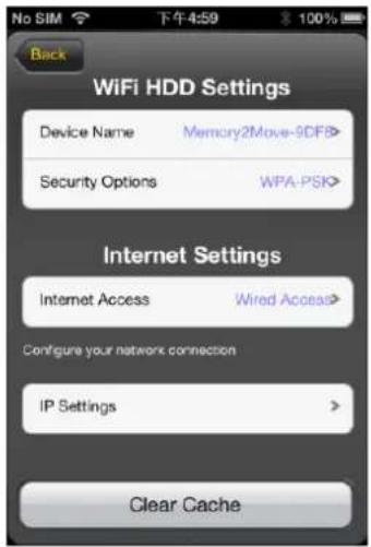 INTENSO 7405500 - INTERFACE DE DEFINIÇÕES WI-FI - 2