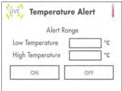 Lorex LIVE Ping PT - Configurer l'intervalle des alertes de température - 2