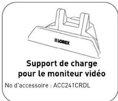 SUPPORT DE CHARGE POUR LE MONITEUR VIDÉO No d'ACCESSOIRE : ACC241CRDL