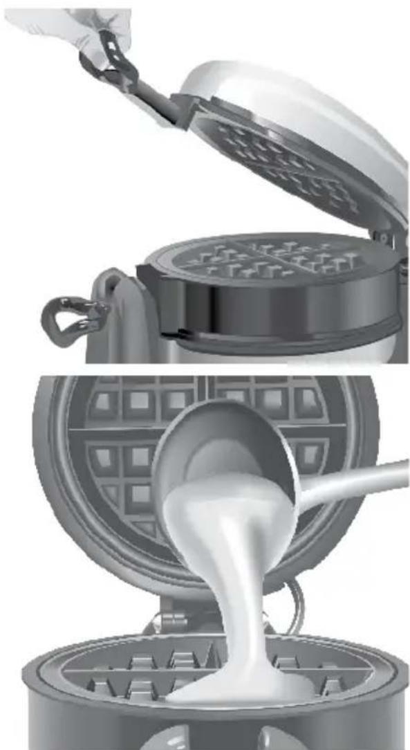 KITCHENAID Artisan 5KWB110 - Operación de la waflera - 4