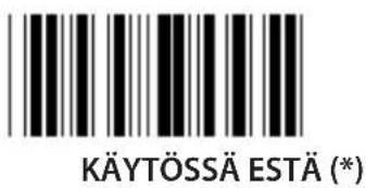 KÄYTÖSSÄ ESTÄ (*)