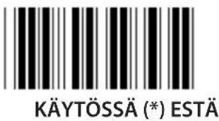 KÄYTÖSSÄ (*) ESTÄ