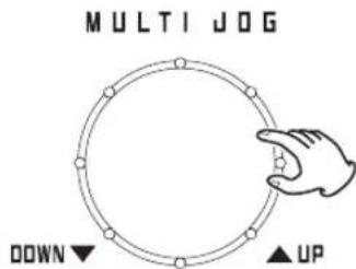 MULTI JOG DOWN ▼ ▲UP
