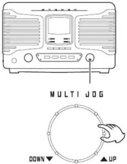 MULTI JOG DOWN ▼ UP